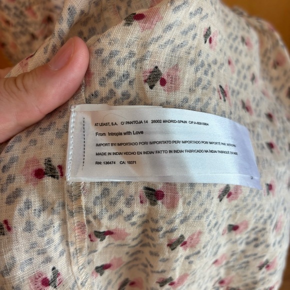 Chic Cream Floral Midi Dress - Picture 5 of 13